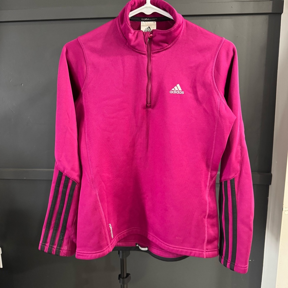adidas Climawarm Quarter zip Pullover Size S